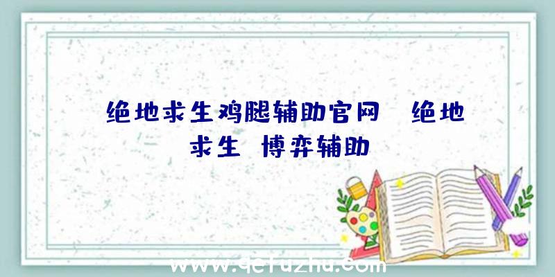 「绝地求生鸡腿辅助官网」|绝地求生